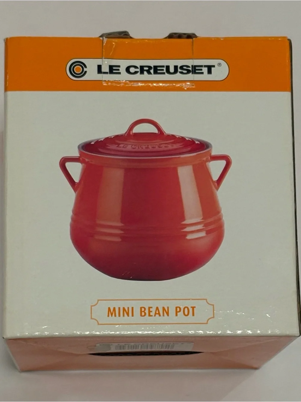 Le Creuset Red Heritage Stoneware Mini Bean Pot (20oz)